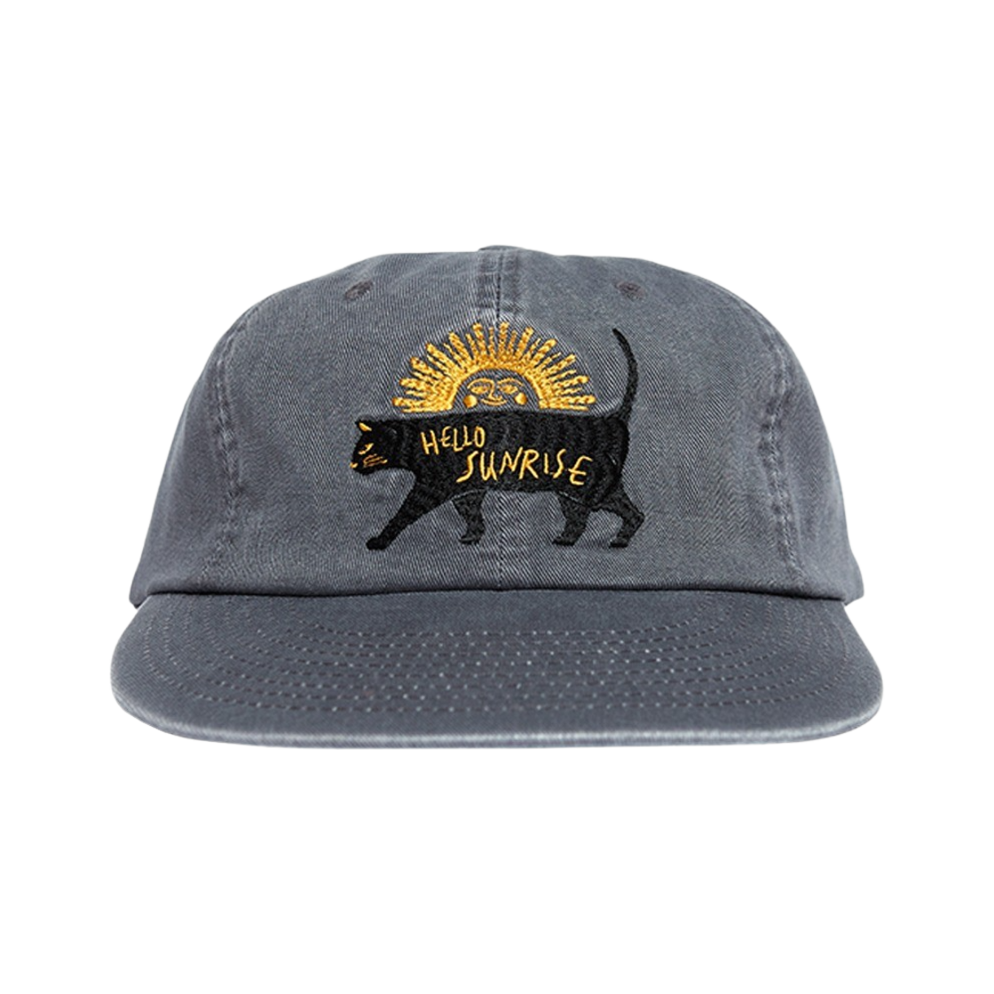 キャップ HELLO SUNRISE Washed VTG Cat Logo 6panel CapLight Gray HS44C MUSINSA | HELLO SUNRISE Washed VTG Cat Logo 6panel Cap_Light