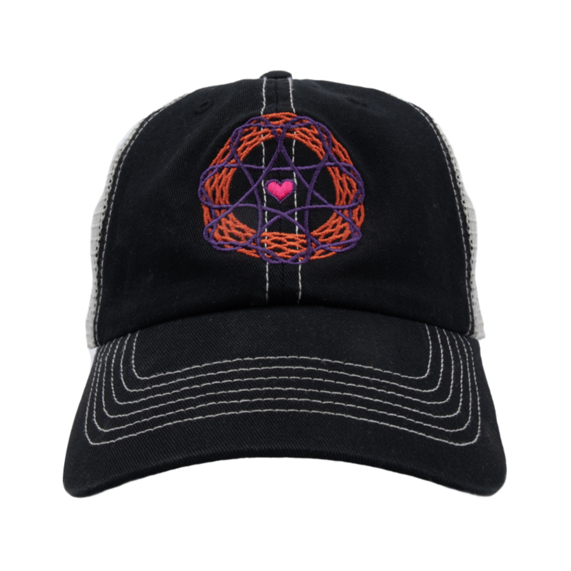 - Online Ceramics Spiral 1 Hat Black White