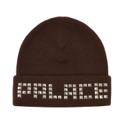 Palace Emotional Studded Beanie Brown - 25SS