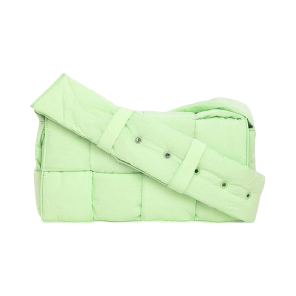 749878VBO813580 Bottega Veneta Maxi Padded Tech Cassette Fennel