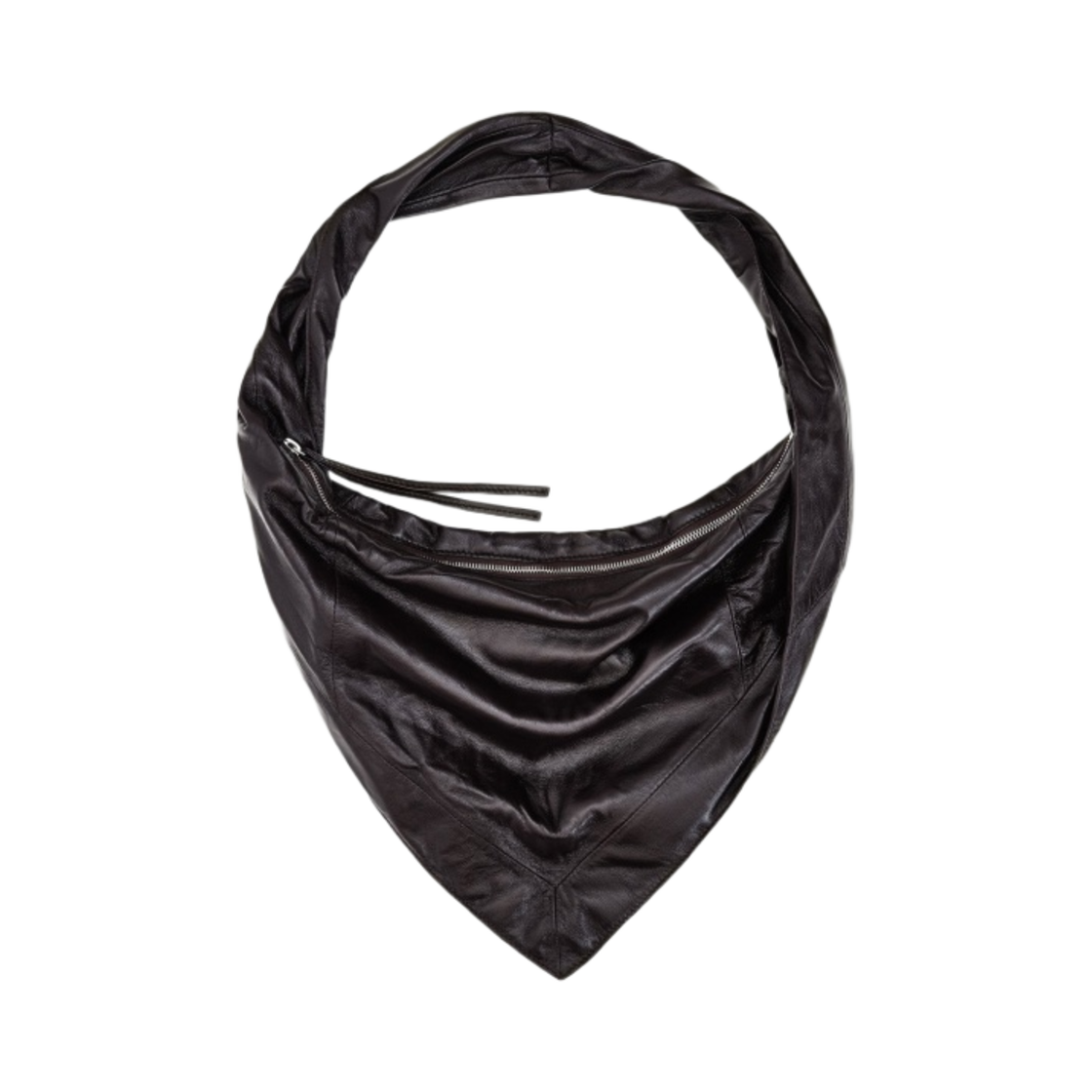 르메르 스몰 스카프백 샤이니 나파 레더 에스프레소(Lemaire Small Scarf Bag Shiny Nappa Leather Espresso) - 2