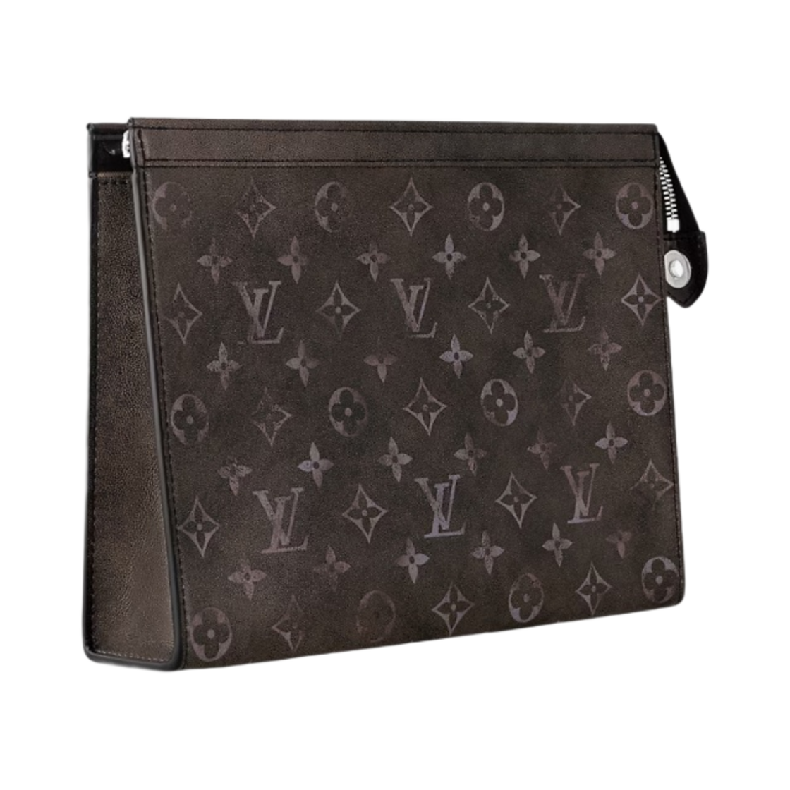 M11764 Louis Vuitton Pochette Voyage MM Monogram Black White - #2