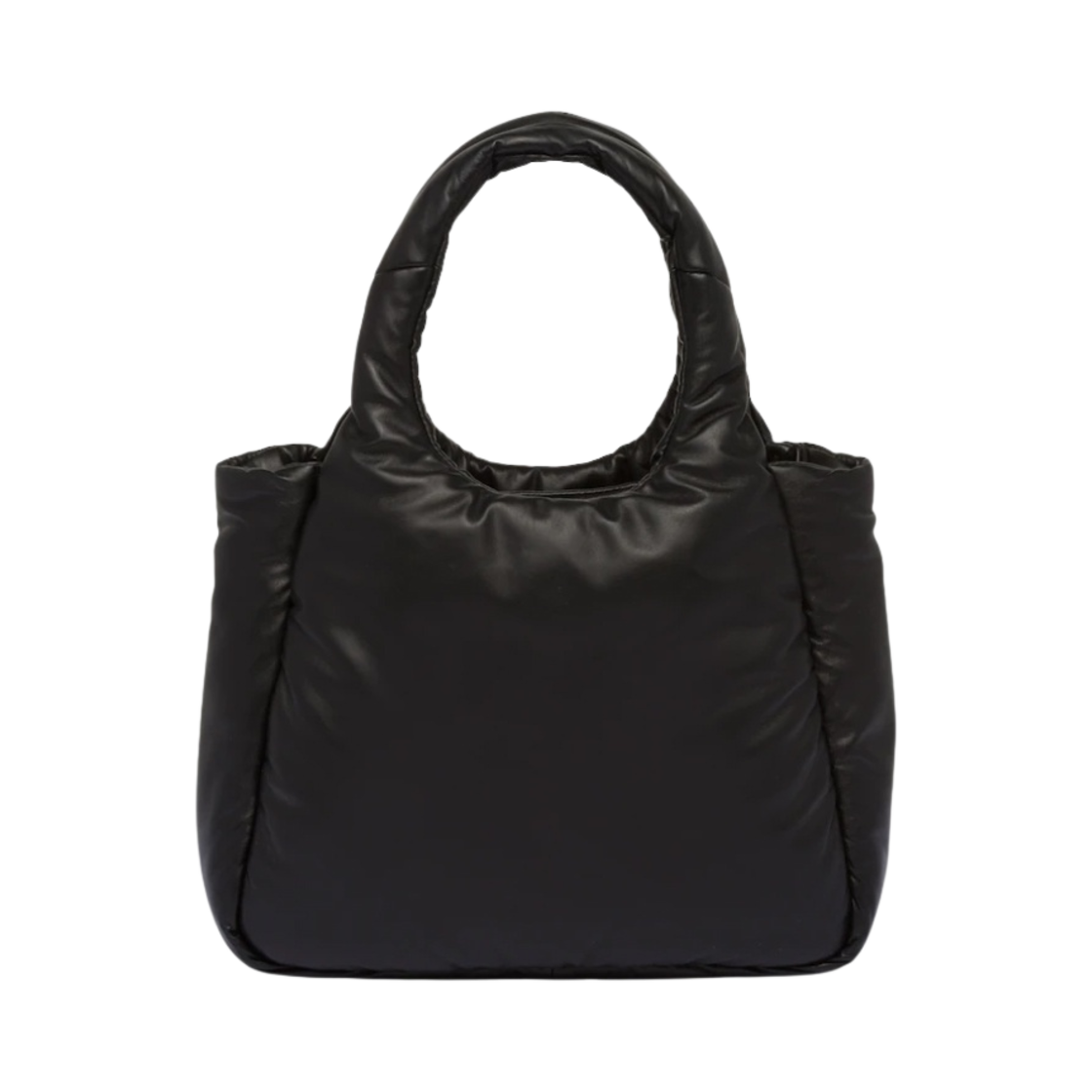 프라다 미디움 패딩 프라다 소프트 나파 레더 백 블랙(Prada Medium Padded Prada Soft Nappa Leather Bag Black) - 2