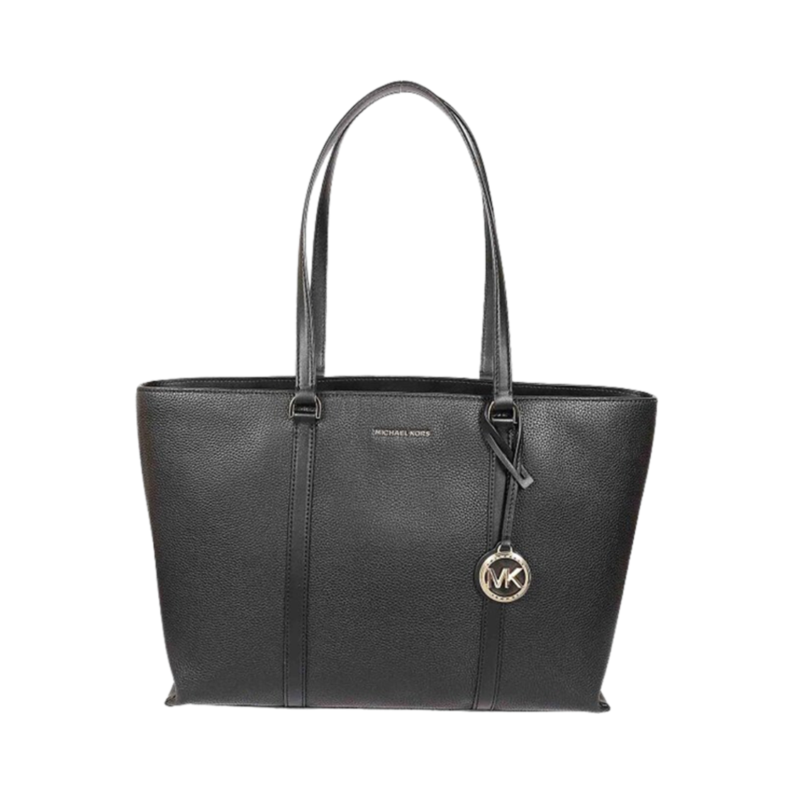 마이클 코어스 해머드 레더백 블랙