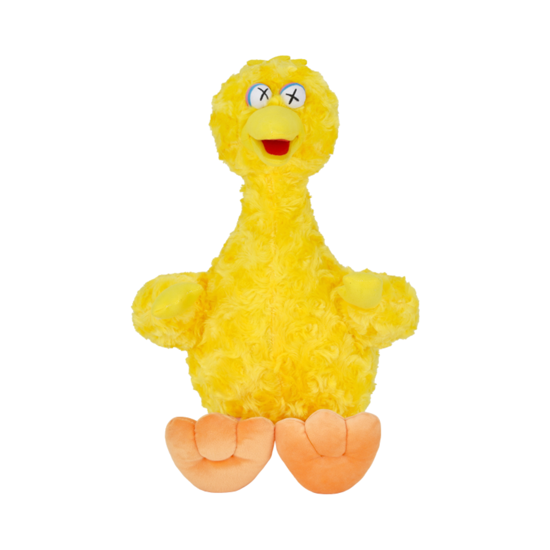 유니클로 x 카우스 x 세서미 스트리트 빅 버드 토이 옐로우(Uniqlo x Kaws x Sesame Street Big Bird Toy Yellow)