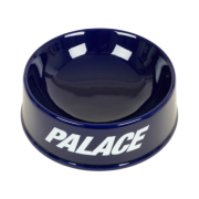 Palace Font Ceramic Dog Bowl Blue - 24SS
