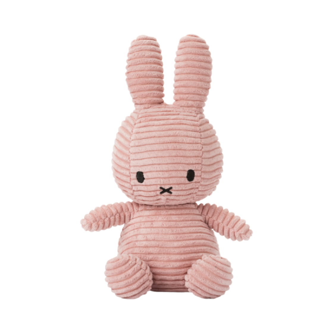 BTT-001LPK Miffy x Bon Ton Toys Sitting Corduroy 23cm Pink