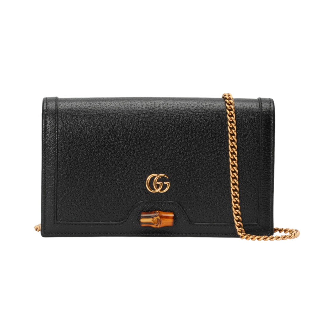 구찌 다이애나 미니백 뱀부 블랙 레더(Gucci Diana Mini Bag with Bamboo Black Leather) - 1