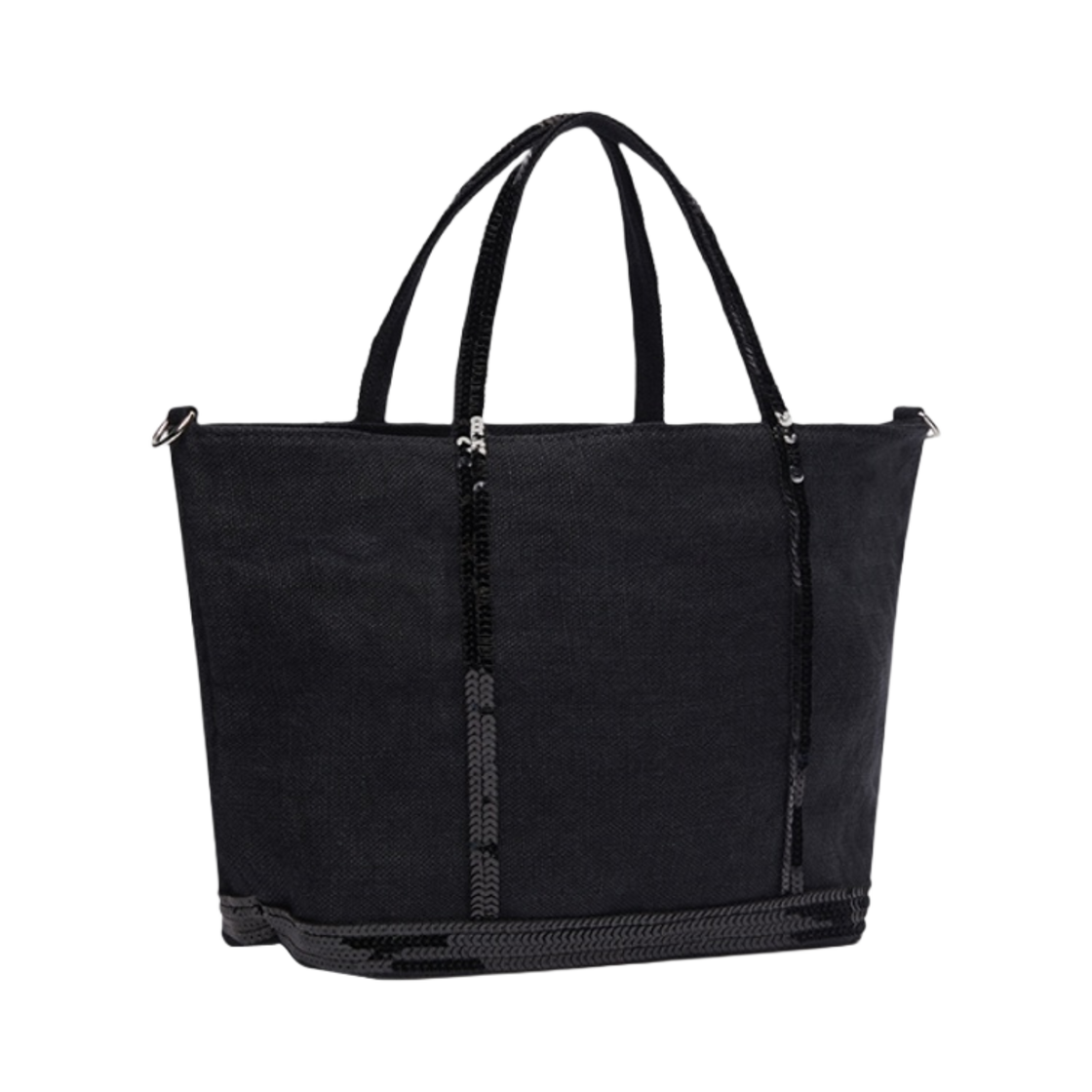 바네사 브루노 린넨 S 카바스 토트백 블랙(Vanessa Bruno Linen S Cabas Tote Black) - 2