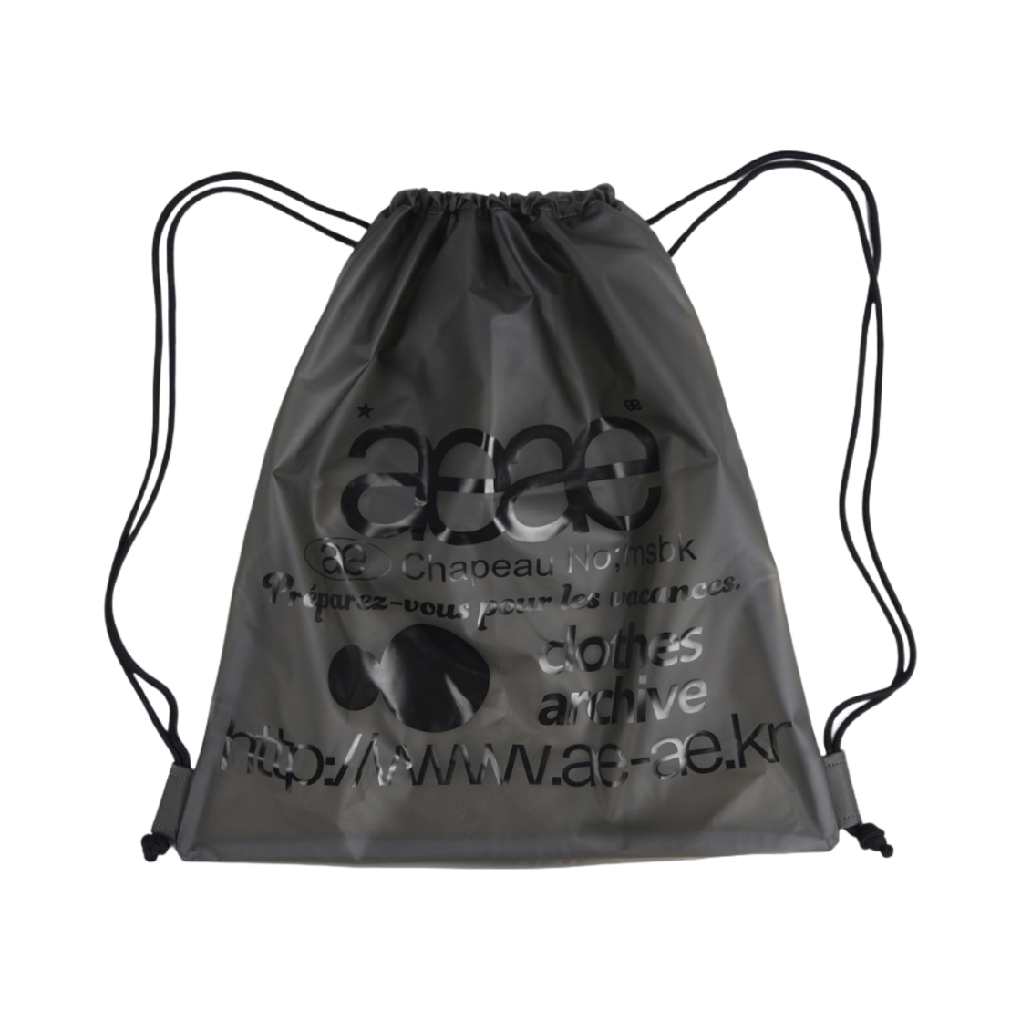 에이에이 웹 로고 짐 색 쉐도우(Aeae Web Logo Gym Sack Shadow)