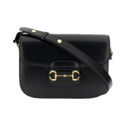 Gucci Horsebit 1955 Shoulder Bag Black