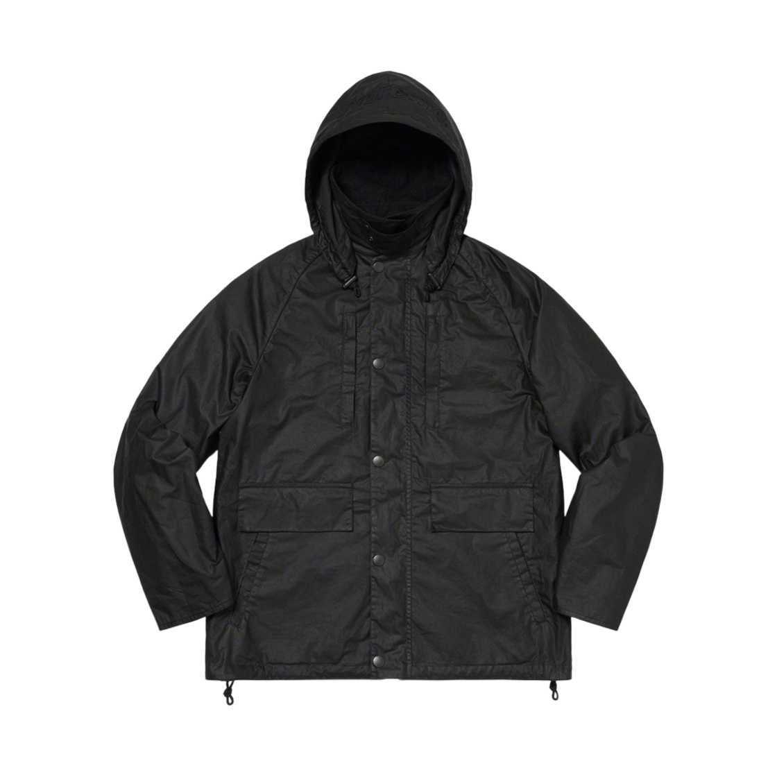 슈프림 x 바버 라이트웨이트 왁스드 코튼 필드 자켓 블랙 - 20SS(Supreme x Barbour Lightweight Waxed Cotton Field Jacket Black - 20SS) - 2
