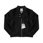 Undermycar Gaudin Alpaca Shoulder Wool Blouson Moonless Night - 22SS