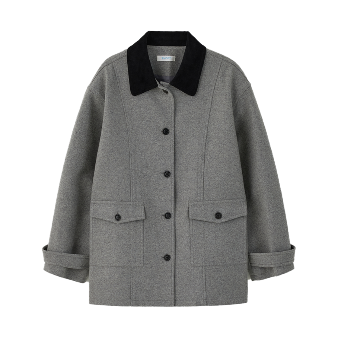 TA12360 TANNAT T/T Doyle half coat - gray