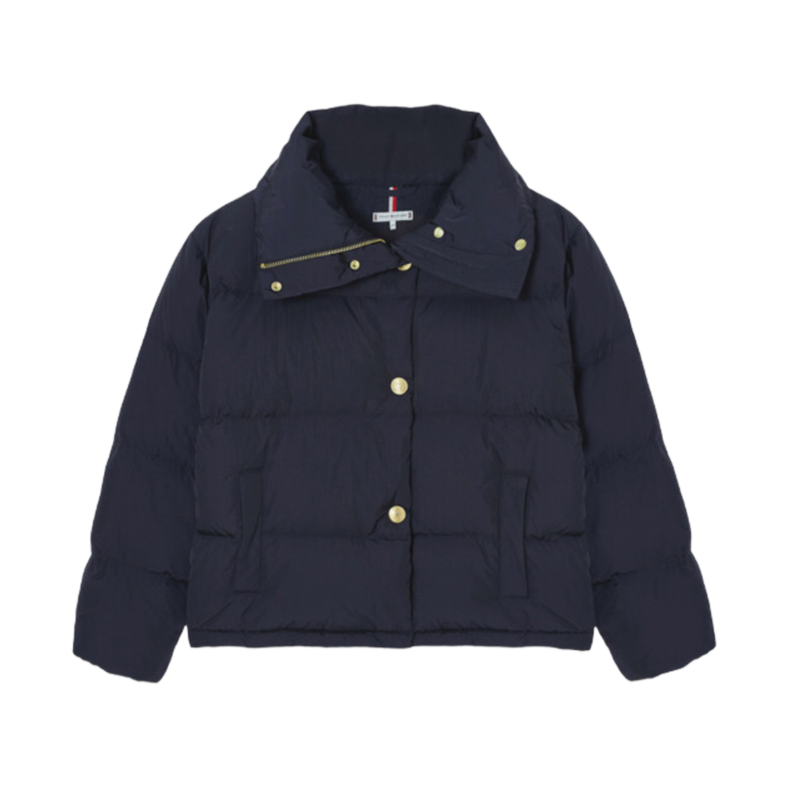 T22E7QJC070WT1DW5 (W) Tommy Jeans Gold Button Down Desert Sky