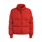 C.P. Company Eco-Chrome R Mixed Down Jacket Poinciana Red - 23FW
