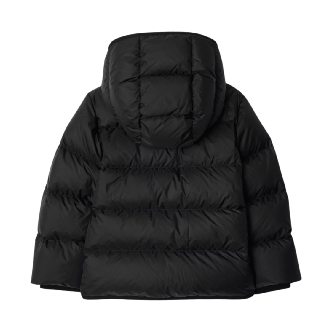 (키즈) 버버리 나일론 퍼퍼 코트 블랙((Kids) Burberry Nylon Puffer Coat Black) - 2