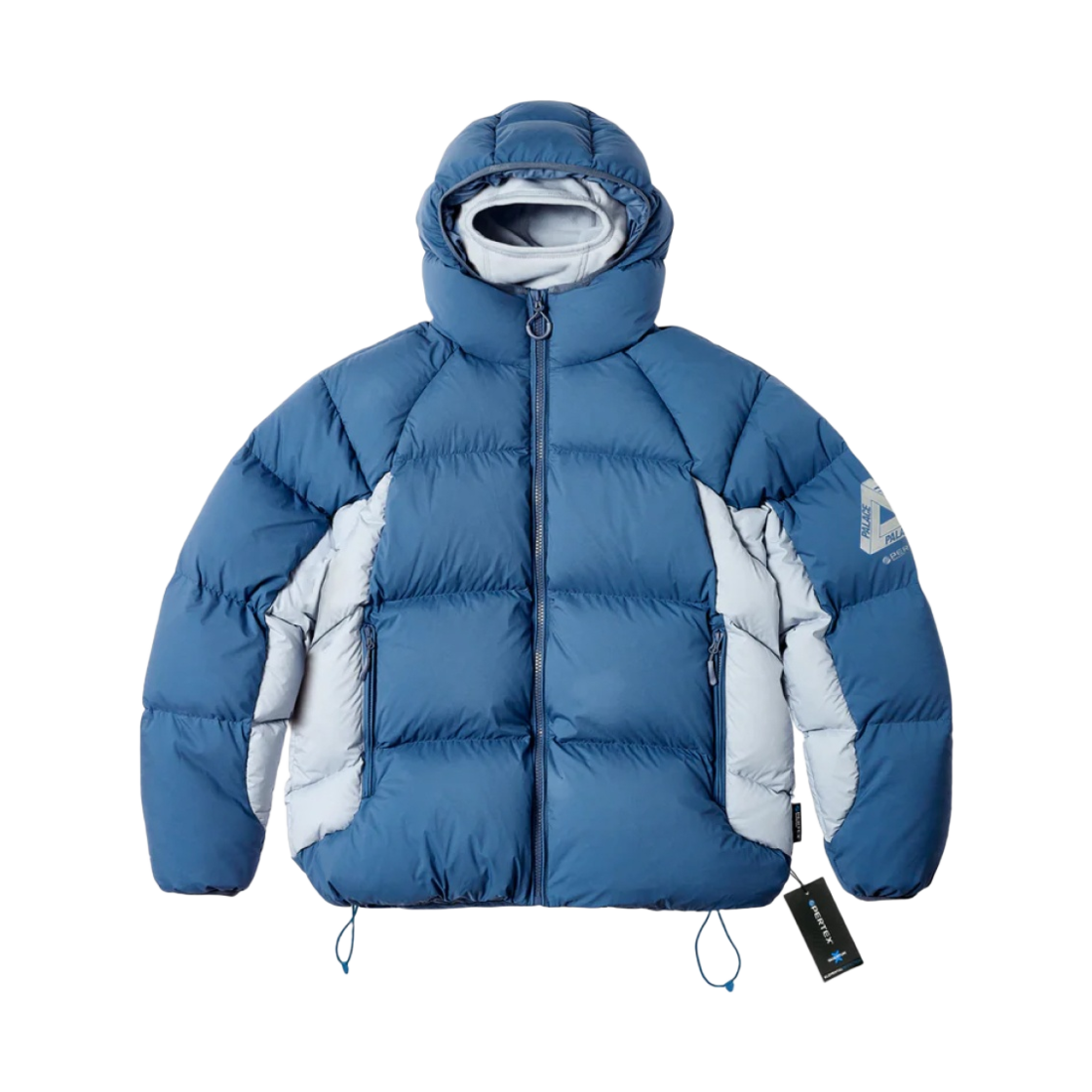- Palace Pertex Matte Balaclava Puffa Blue Chill - 23FW