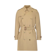 Burberry The Mid-length Kensington Heritage Trench Coat Honey