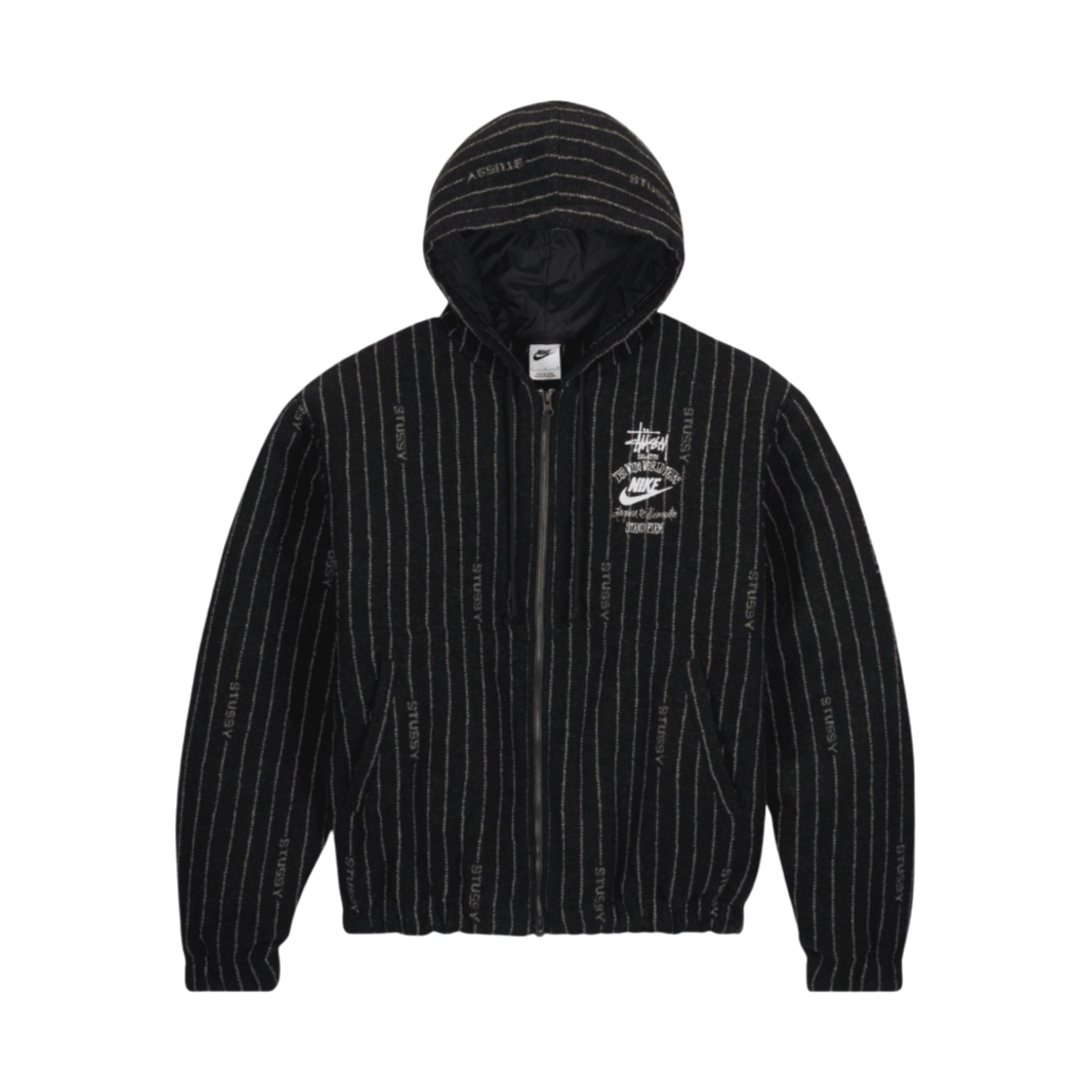 ジャケット・アウター Stussy x Nike Striped Wool Jacket Black Nike x Stssy Striped Wool Jacket (Asia Sizing) 'Black