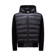 Moncler Padded Zip-Up Cardigan Black - 24FW