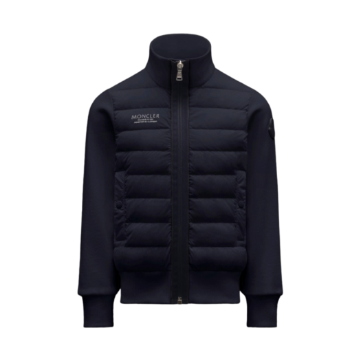 (Kids) Moncler Padded Zip-Up Sweatshirt Night Blue - 22SS