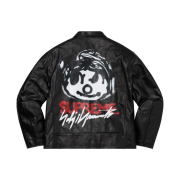 Supreme x Yohji Yamamoto Leather Work Jacket Black - 20FW