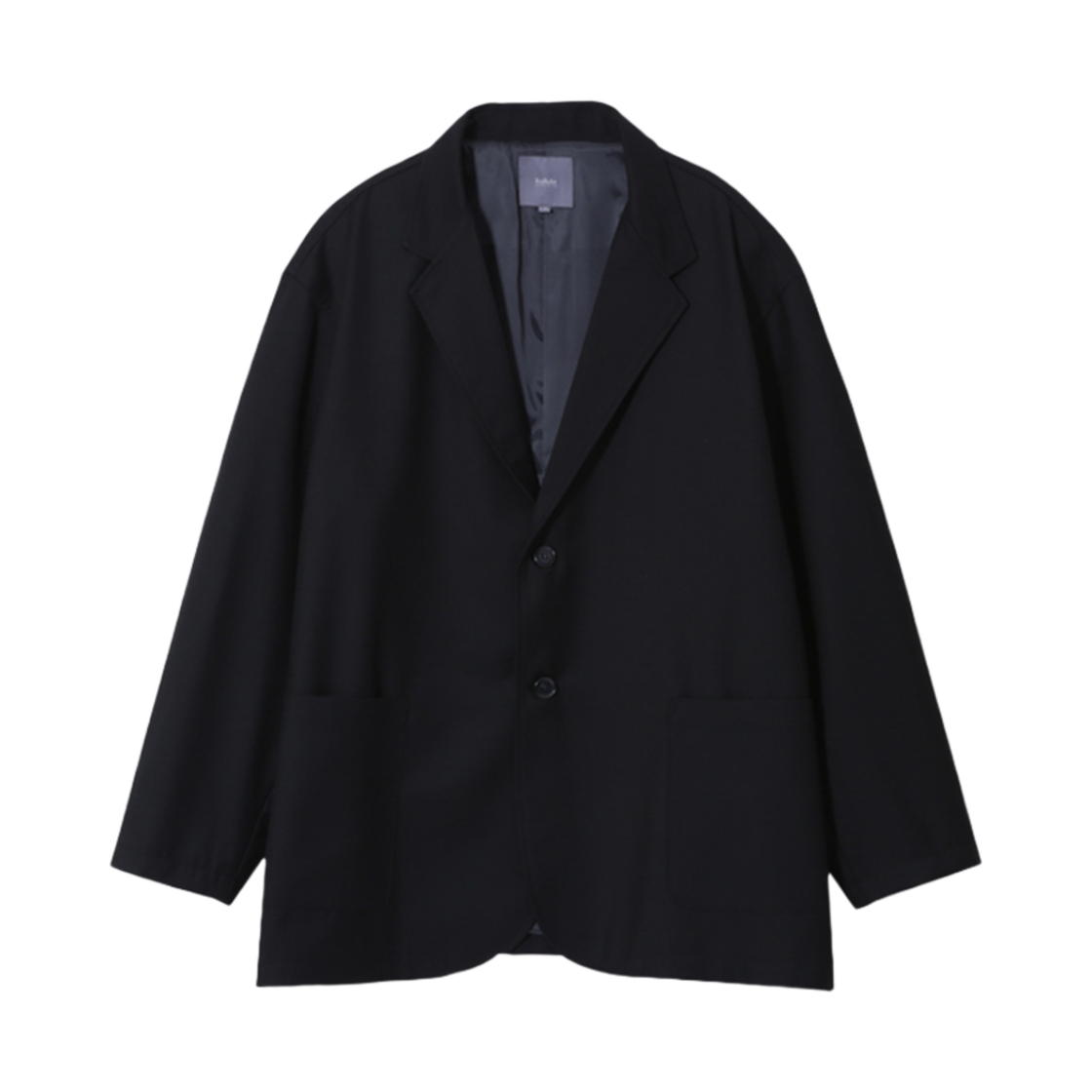 발루트 드레이프 오버 실루엣 자켓 블랙