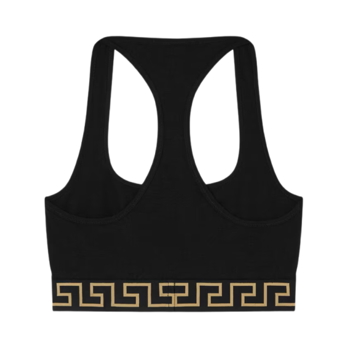 (W) 베르사체 그레카 보더 스쿱 브라렛 블랙((W) Versace Greca Border Scoop Bralette Black) - 2
