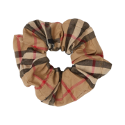 (Kids) Burberry Vintage Check Cotton Scrunchie Archive Beige