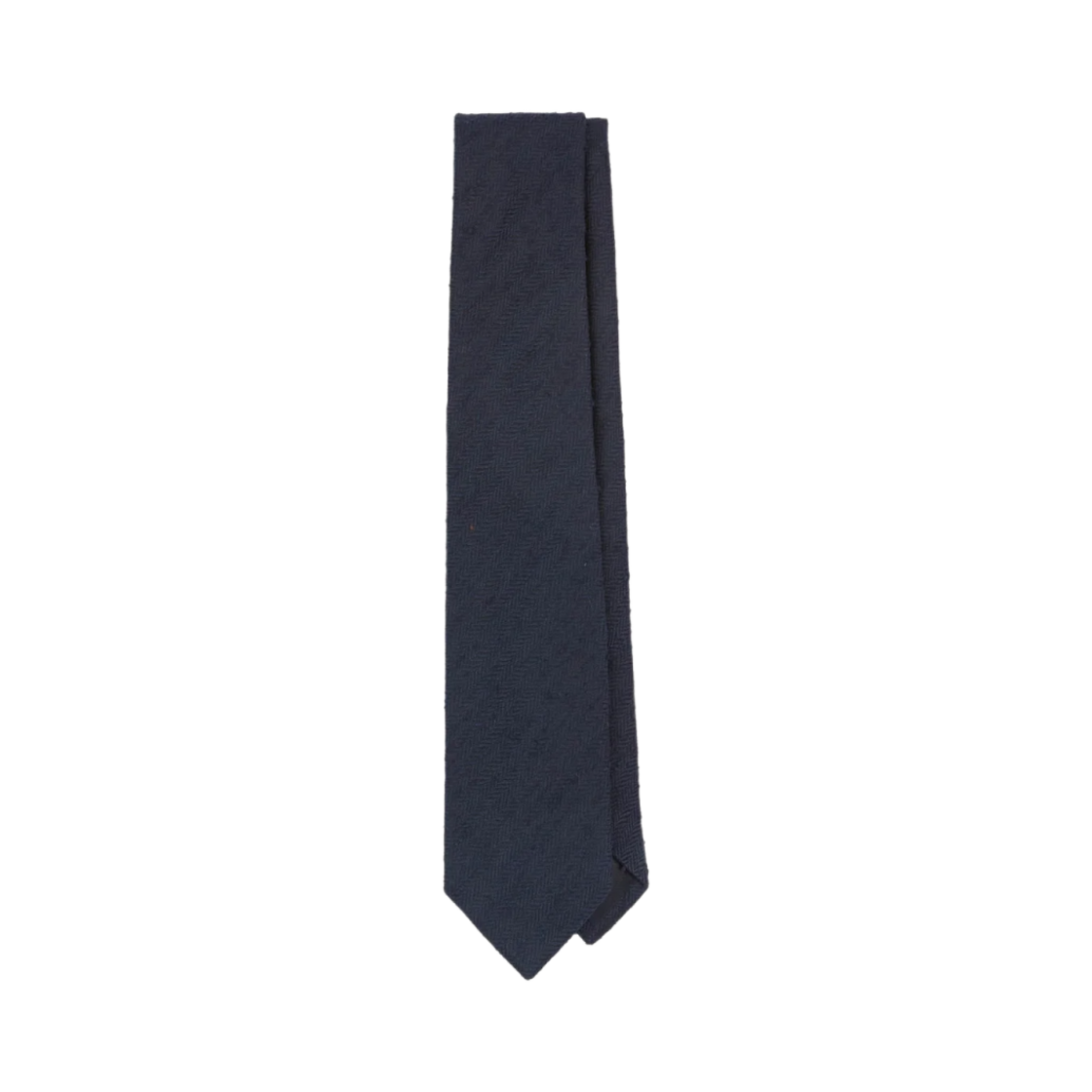 드레익스 해링본 샨퉁 실크 팁 타이 네이비(Drake's Herringbone Shantung Silk Tipped Tie Navy)