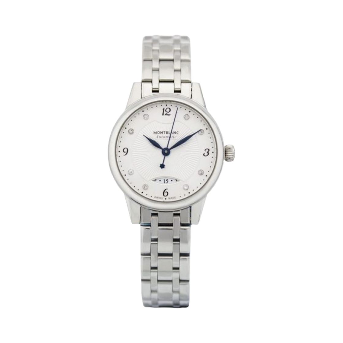 116498 Montblanc Boheme Automatic Date 28mm Stainless Steel White