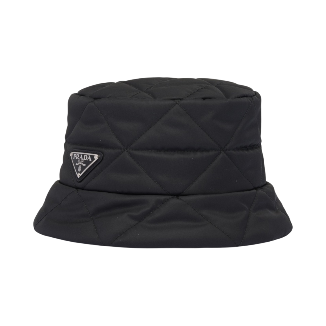 1HC325-2DV4-F0002 (W) Prada Re-Nylon Bucket Hat Black