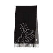 Vivienne Westwood Reversible Wool Muffler Black