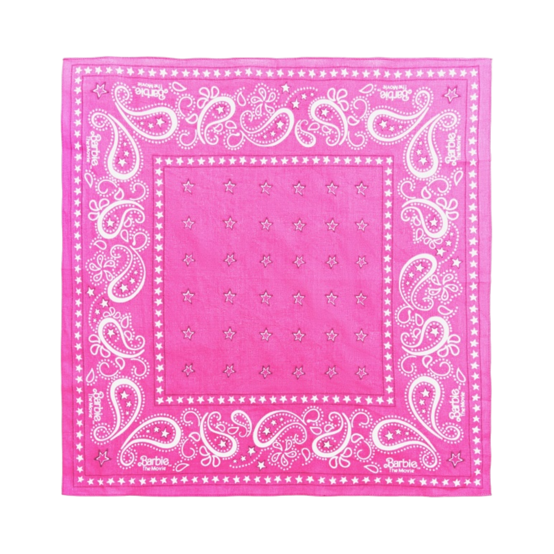 자라 x 바비 더 무비 워너 브라더스 코튼 반다나 푸시아(Zara x Barbie The Movie Warner Bros. Cotton Bandana Fuchsia) - 1