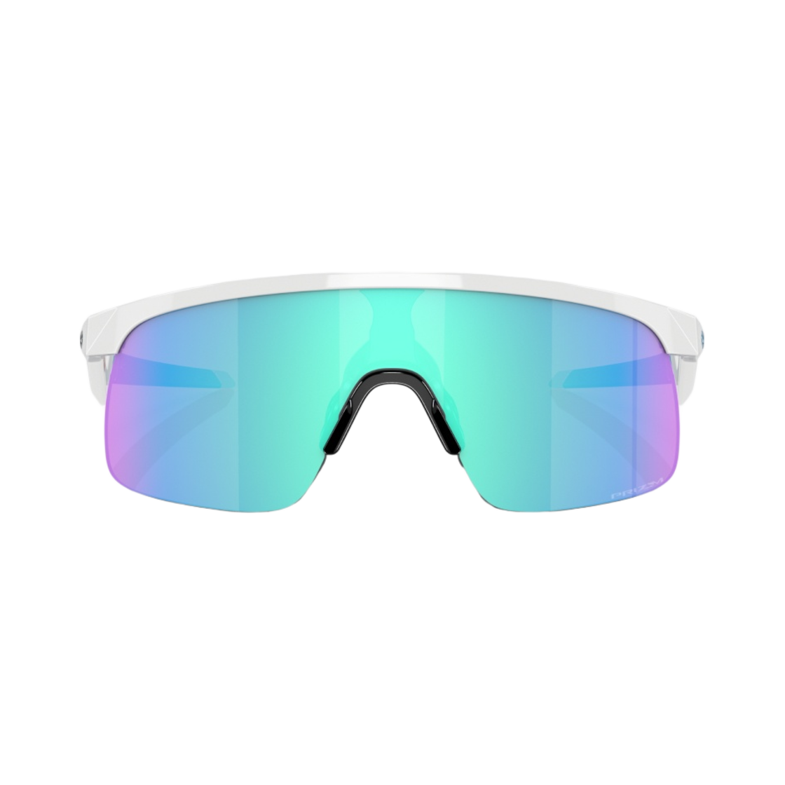 (유스) 오클리 레지스터 폴리쉬드 화이트 프레임 프리즘 사파이어 렌즈 하이 브릿지 핏((Youth) Oakley Resistor Polished White Frame Prizm Sapphire Lenses High Bridge Fit) - 2