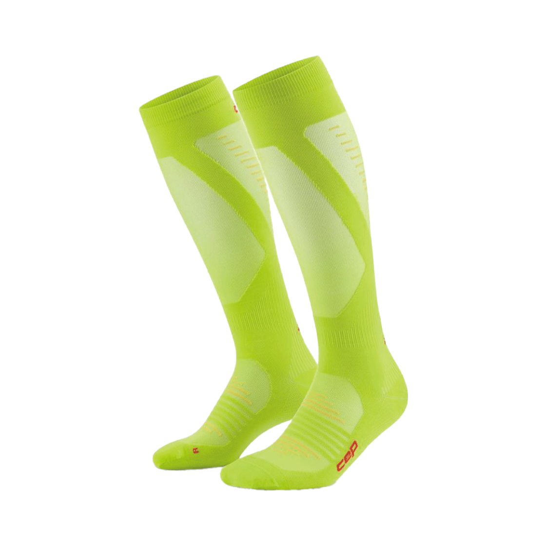 CEP 프로 울트라라이트 런삭스 라임(CEP Pro Run Ultralight Socks Tall Lime Men)