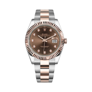 Rolex Datejust 41mm 126331 Chocolate Diamond-Set Oyster