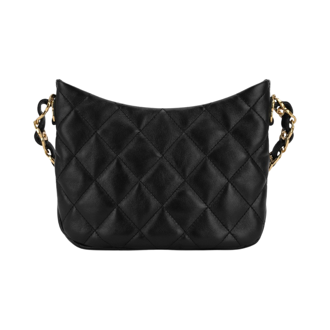 샤넬 호보 핸드백 램스킨 & 골드 메탈 블랙(Chanel Hobo Handbag Lambskin & Gold Black) - 2