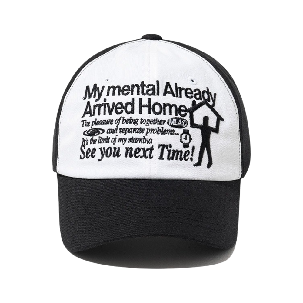 밀로 아카이브 홈 멘탈리티 볼캡 블랙(Millo Archive Home Mentality Ball Cap Black) - 1