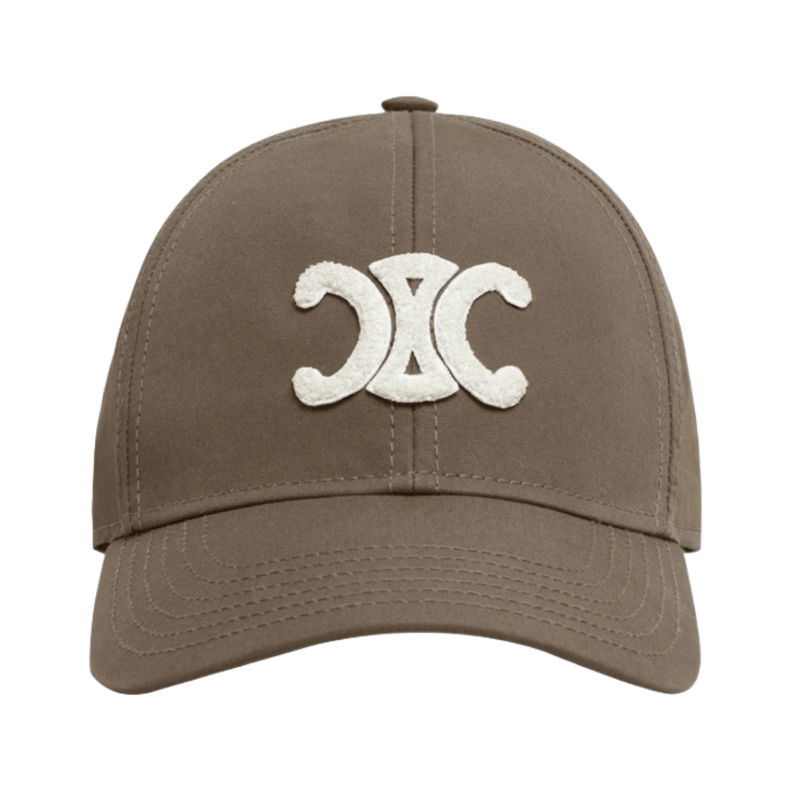 (W) 셀린느 코튼 트리옹프 베이스볼 캡 카키