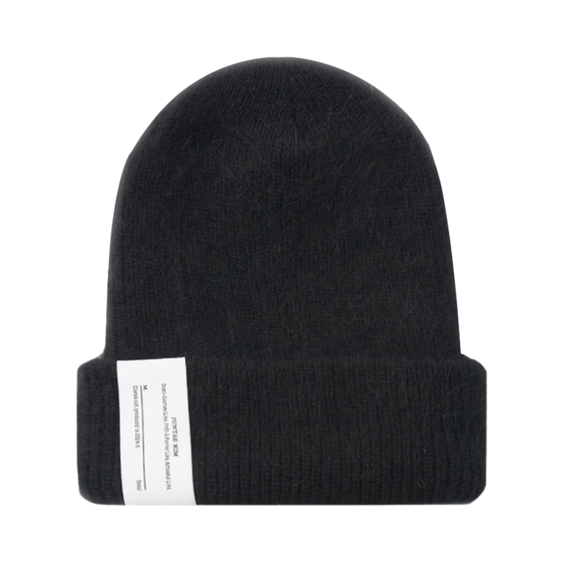 JTK_ARTISANAL_TL12 JTK ARTISANAL Angora Beanie Black