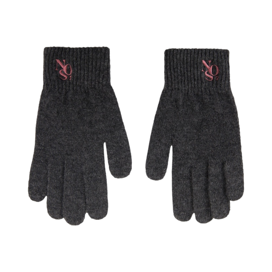 NOS7 메인 로고 글러브 차콜(NOS7 Main Logo Gloves Charcoal)