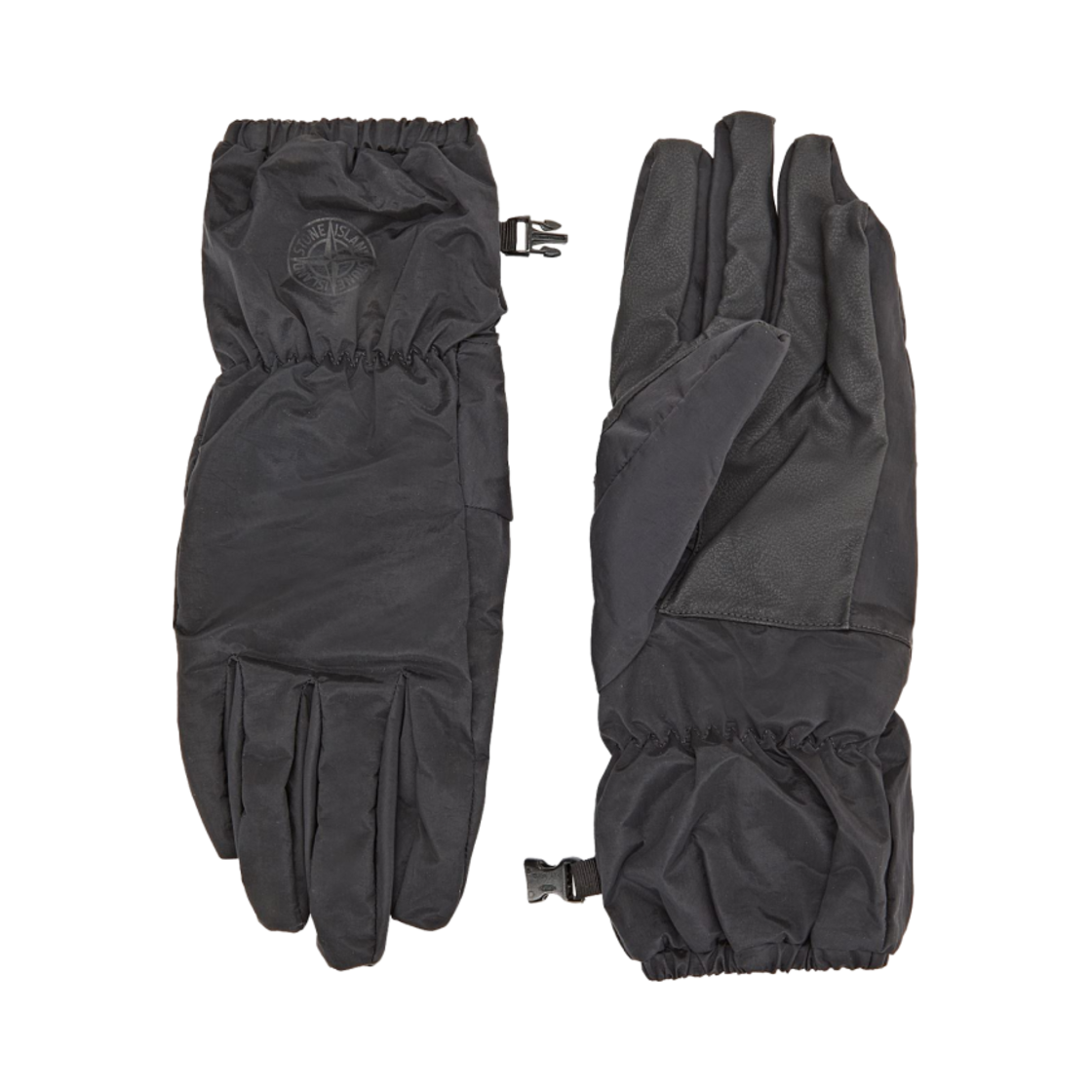 스톤 아일랜드 92077 나일론 메탈 에코닐 재생 나일론 글러브 블랙 - 22FW(Stone Island 92077 Nylon Metal in Econyl Regenerated Nylon Gloves Black - 22FW) - 2