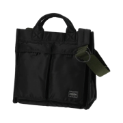 Porter PX Tanker 2way Vertical Tote Bag S Black