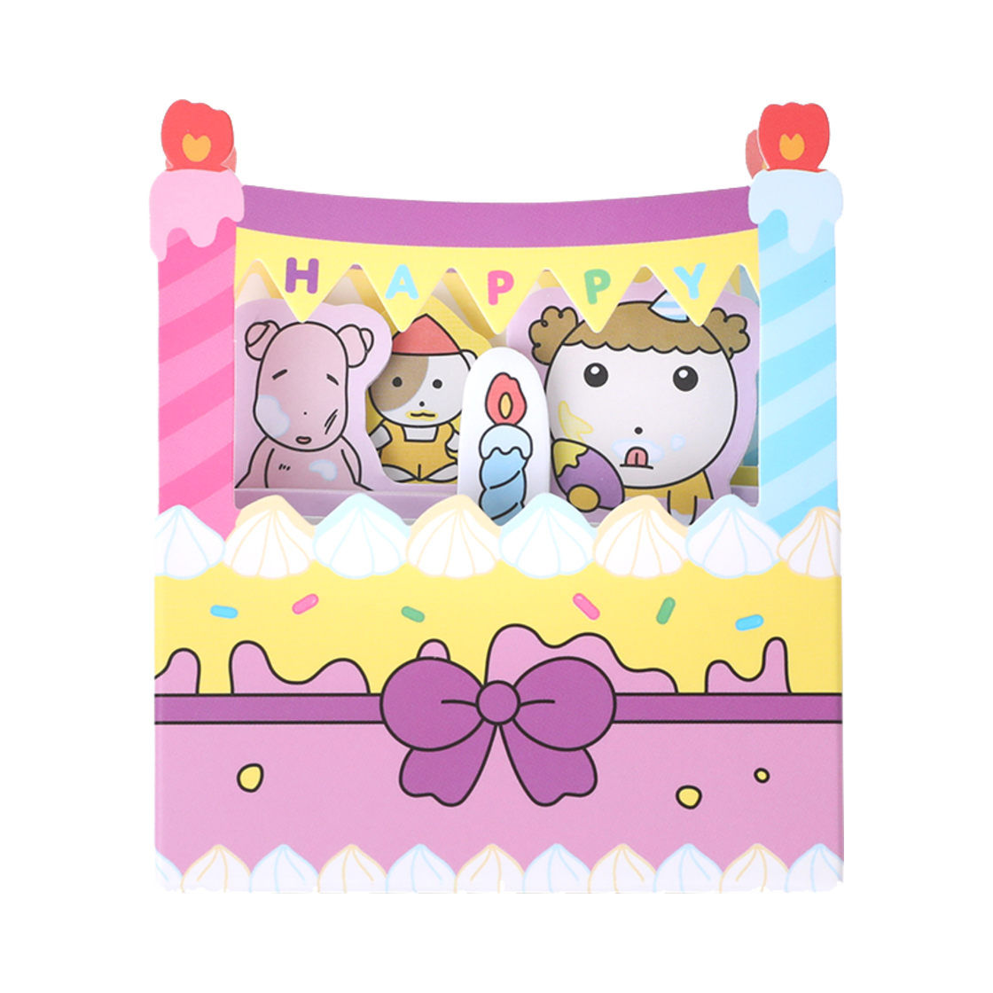 마루는강쥐 4단 인덱스 점착메모지 케이크마루(Maru is a Puppy 4P Index Sticky Memo Cake Maru)