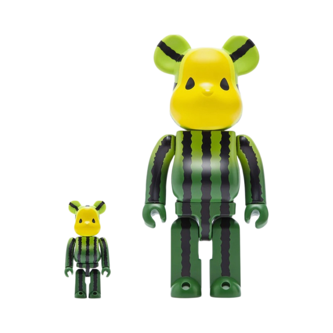 베어브릭 x 클랏 썸머 프루츠 옐로우 워터멜론 100% & 400% 세트(Bearbrick x Clot Summer Fruits Yellow Watermelon 100% & 400% Set) - 1