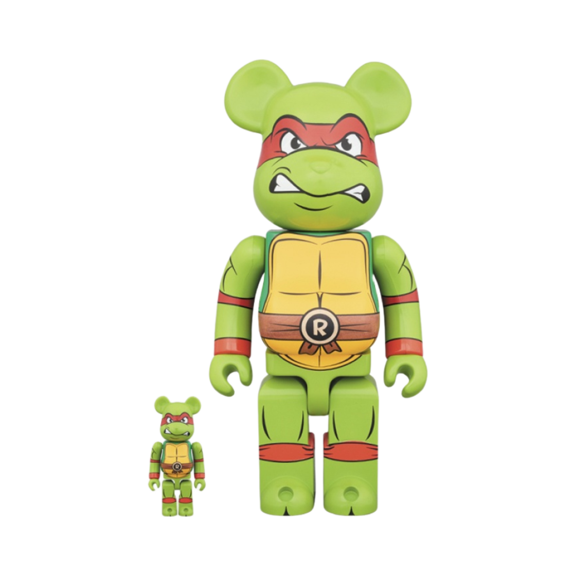 - Bearbrick TMNT Raphael 100% & 400% Set
