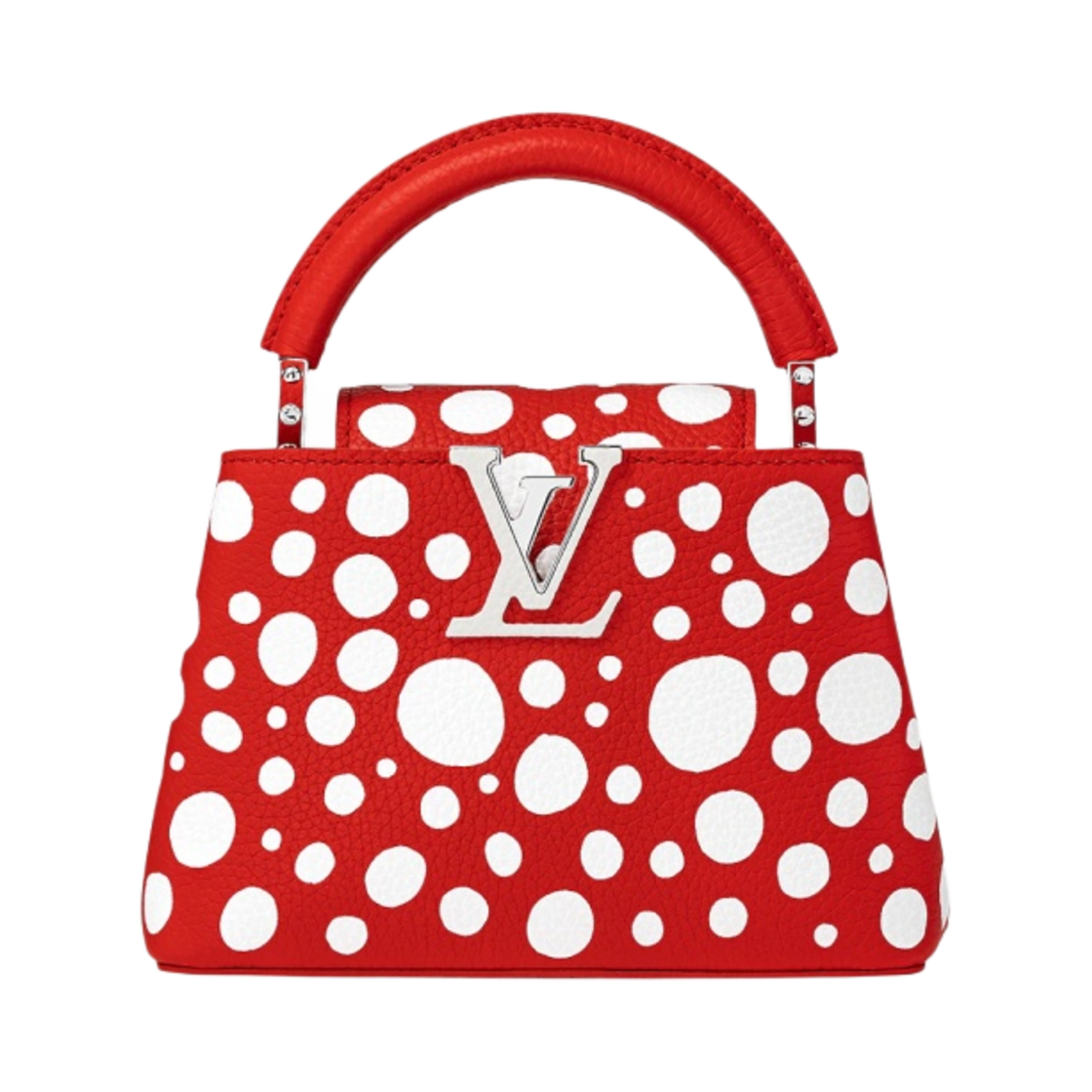 루이비통 x 야요이 쿠사마 카퓌신 미니 레드 화이트(Louis Vuitton x YK Capucines Mini Red White) - 1