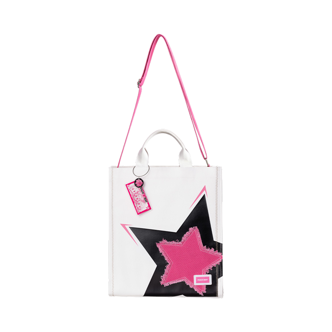 팝마트 피치 라이엇 러시 아워 시리즈 숄더백(Pop Mart Peach Riot Rush Hour Series Shoulder Bag)